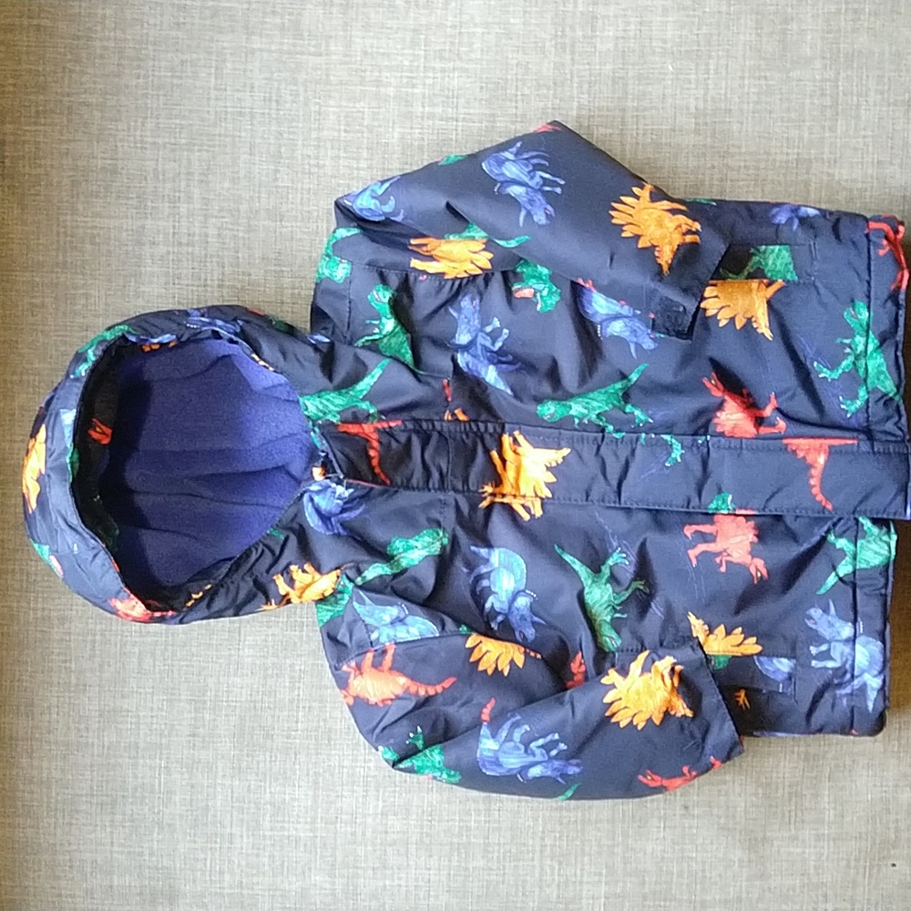 Navy Blue Dinosaur Jacket Shell 18-24m
